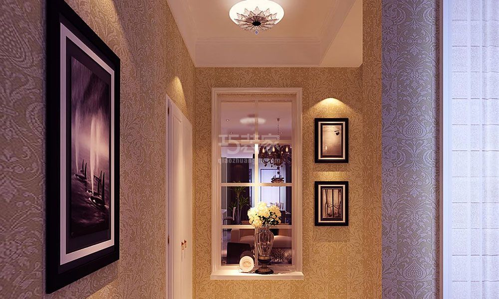 -溪水花园200平美式乡村风格设计方案