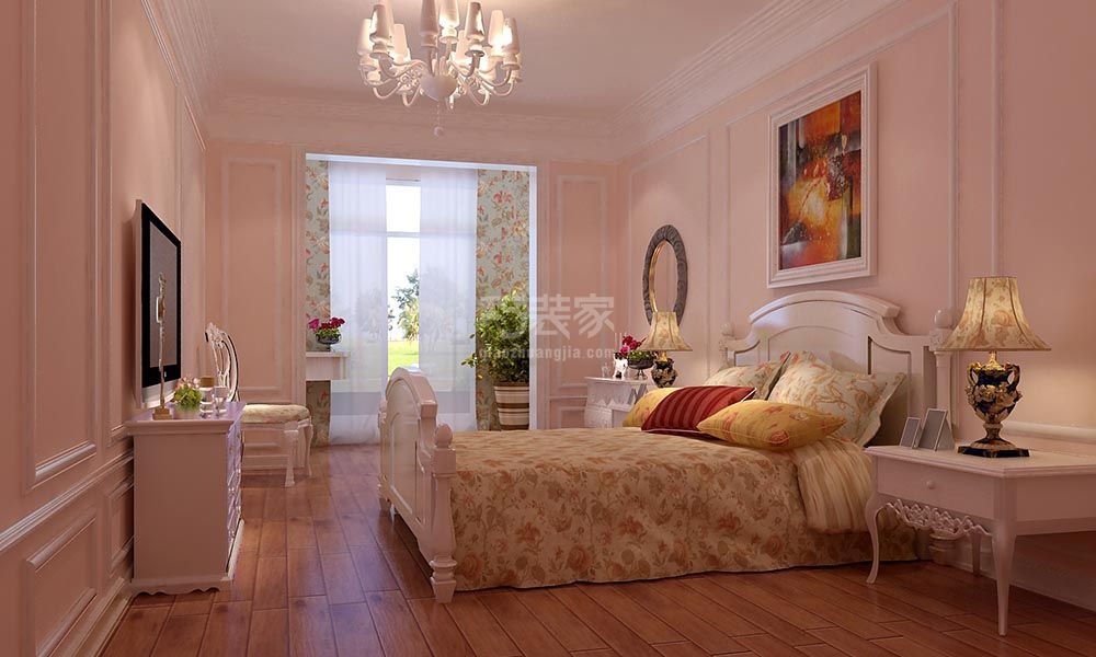 -木樨地公寓220平欧式风格设计方案