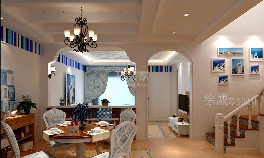 -首创国际半岛350平地中海风格设计方案