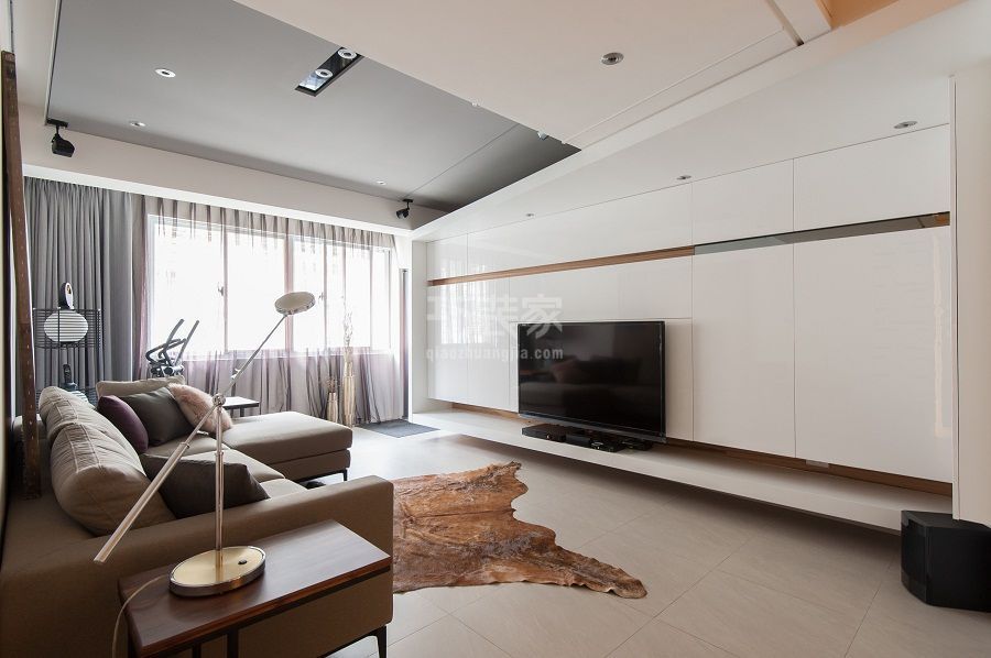 玉泉新城87平现代简约风格设计方案