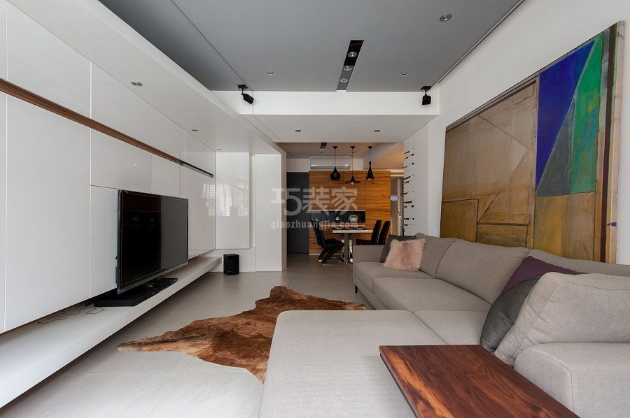 -玉泉新城87平现代简约风格设计方案