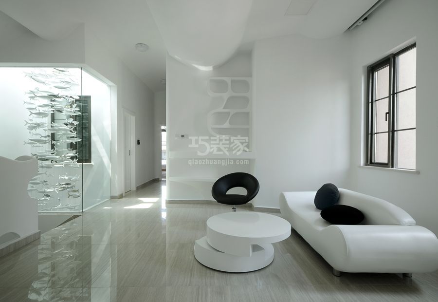 -华银·天鹅湖生态联排别墅160平现代风格设计方案