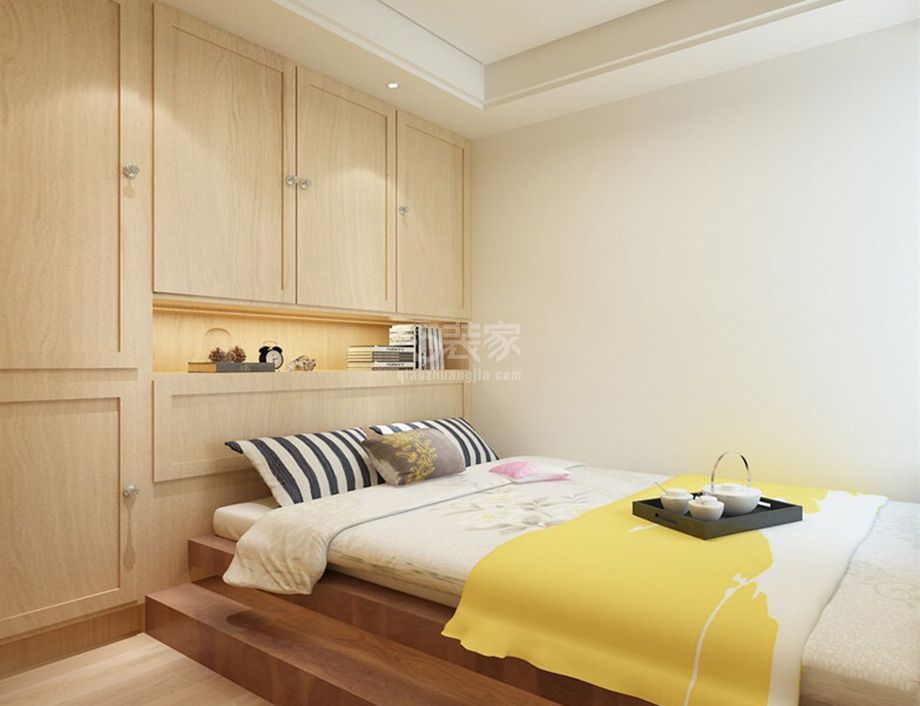 次卧-四合欣园98平米现代简约设计方案