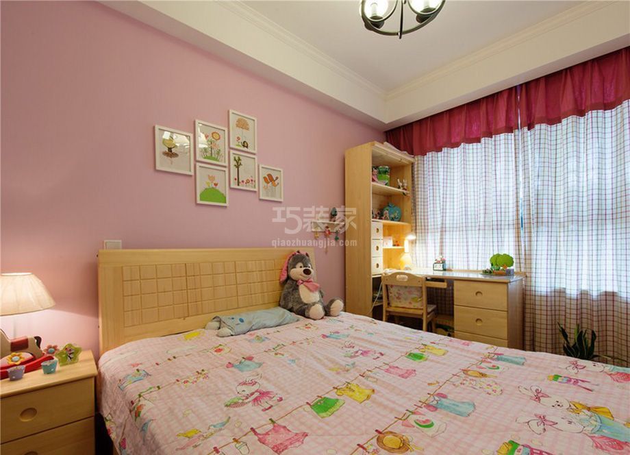 次卧-富力城100平美式风格设计方案