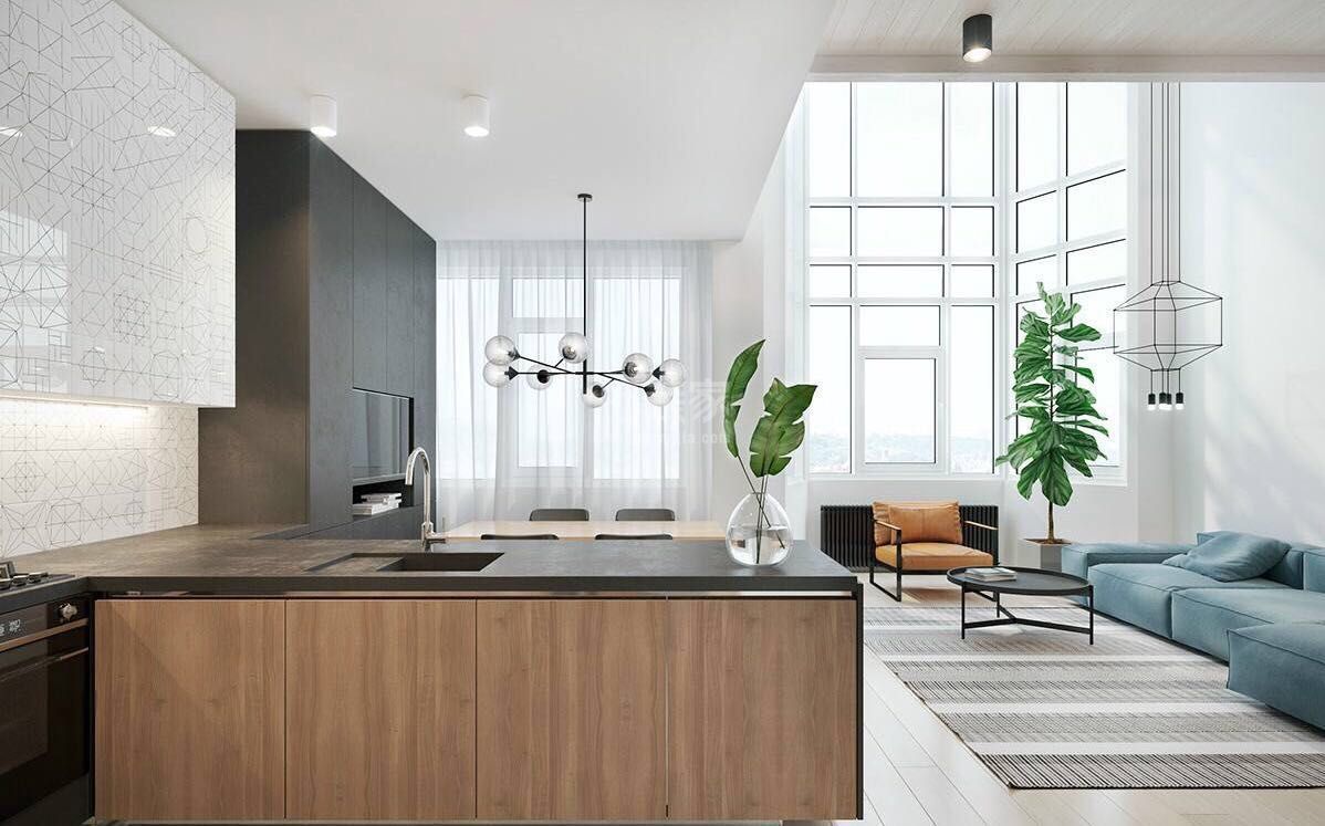 -美景东方120平米现代简约设计方案