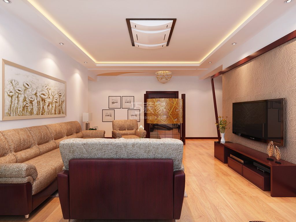 2-通州物资学院114平米现代简约设计方案