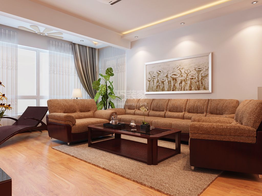 3-通州物资学院114平米现代简约设计方案