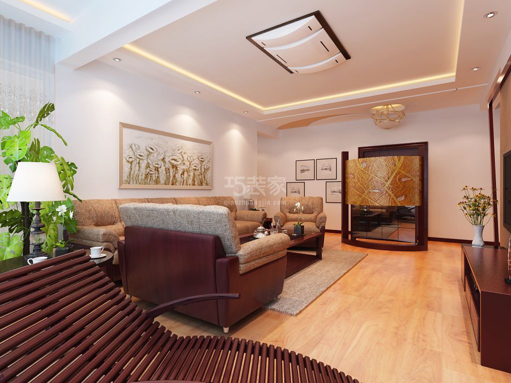 5-通州物资学院114平米现代简约设计方案