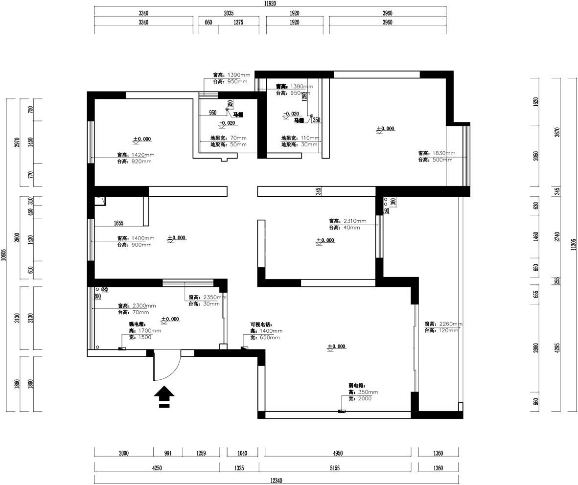 大西洋新城180平米现代风格设计方案