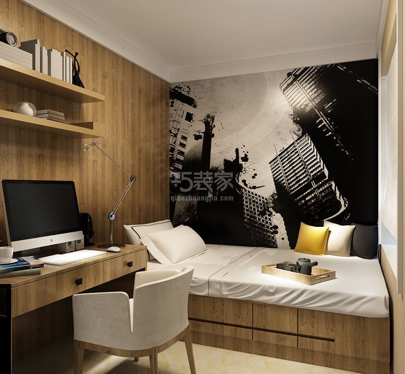 芳群公寓130平米简约风格设计方案