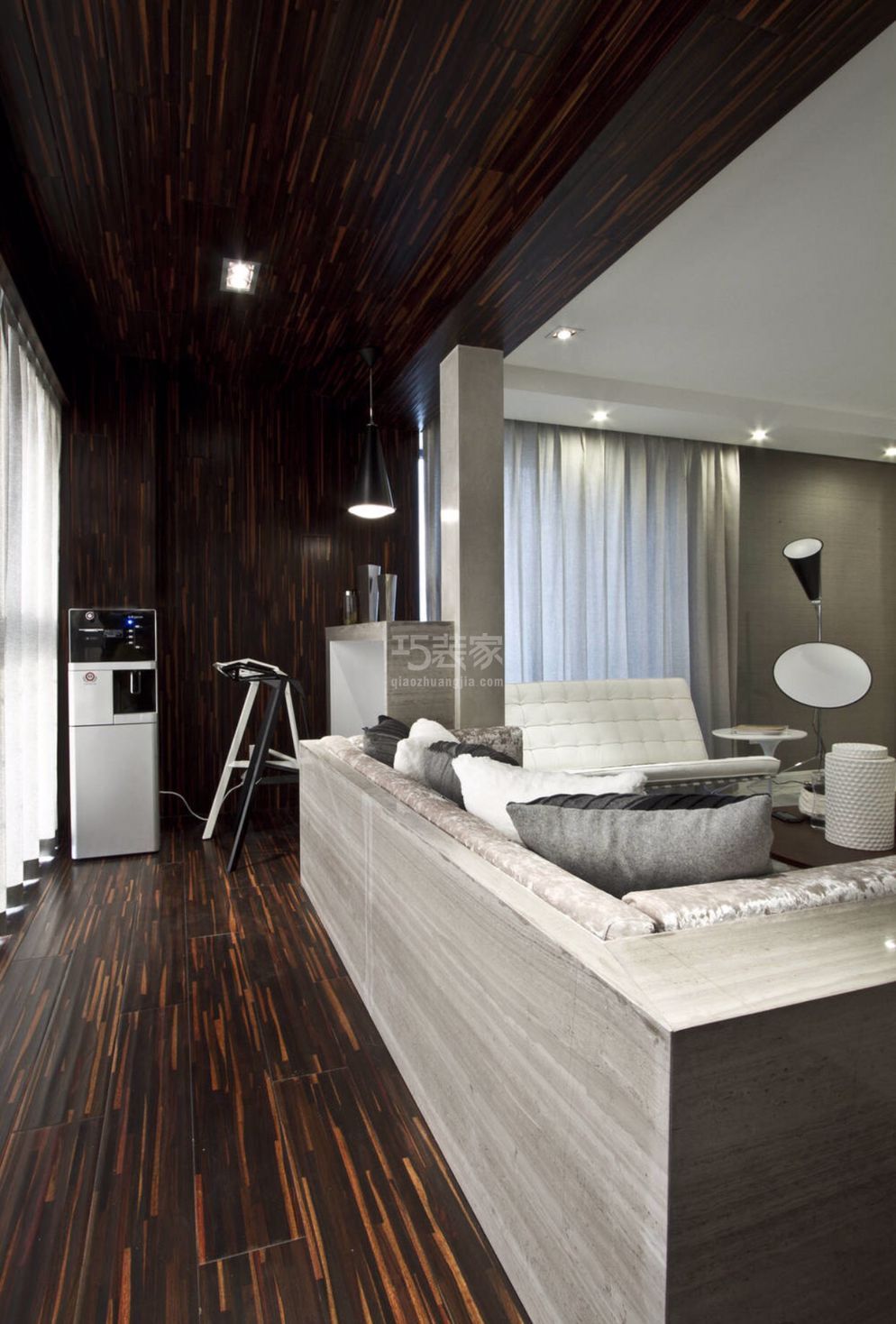 -玺萌丽苑165平现代风格设计方案