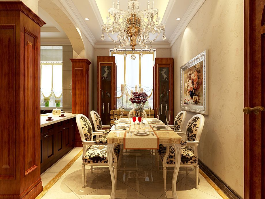 -茶马街第三区观邸 110平美式风格设计方案