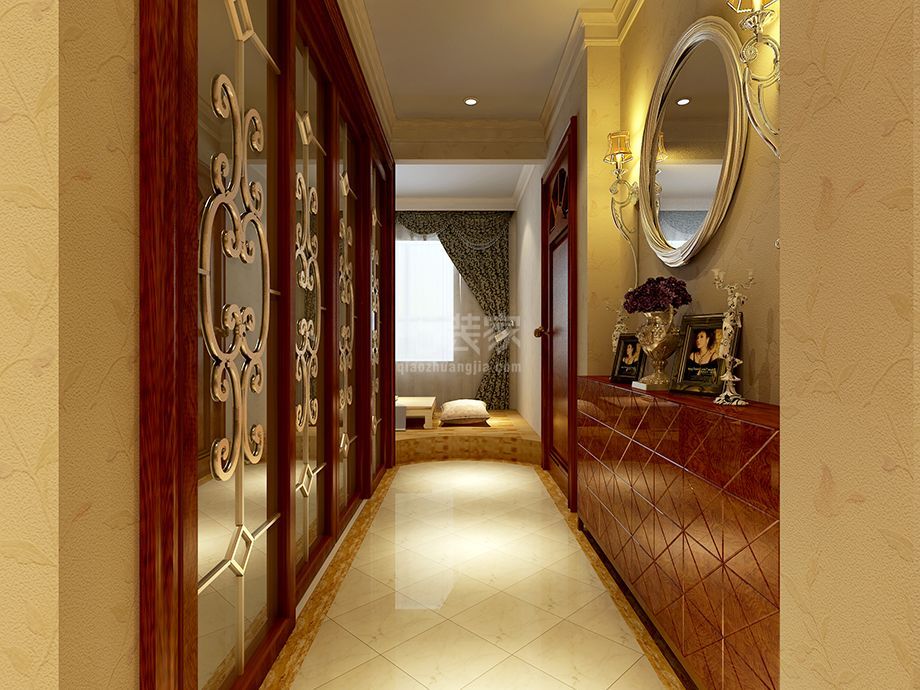 -茶马街第三区观邸 110平美式风格设计方案