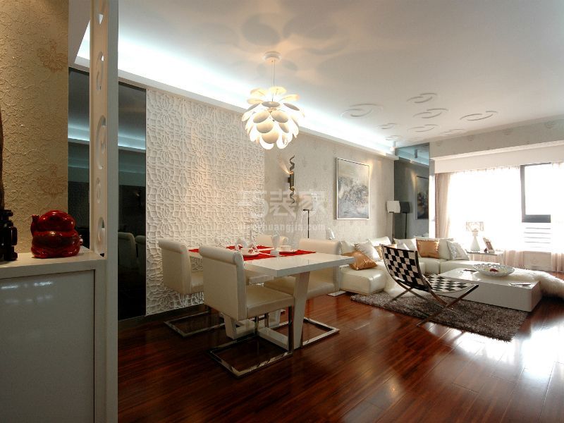 餐厅-天润福熙大道118平现代简约设计方案