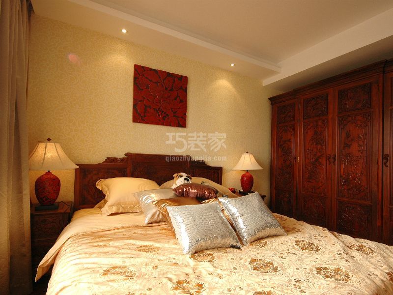 卧室-天润福熙大道118平现代简约设计方案