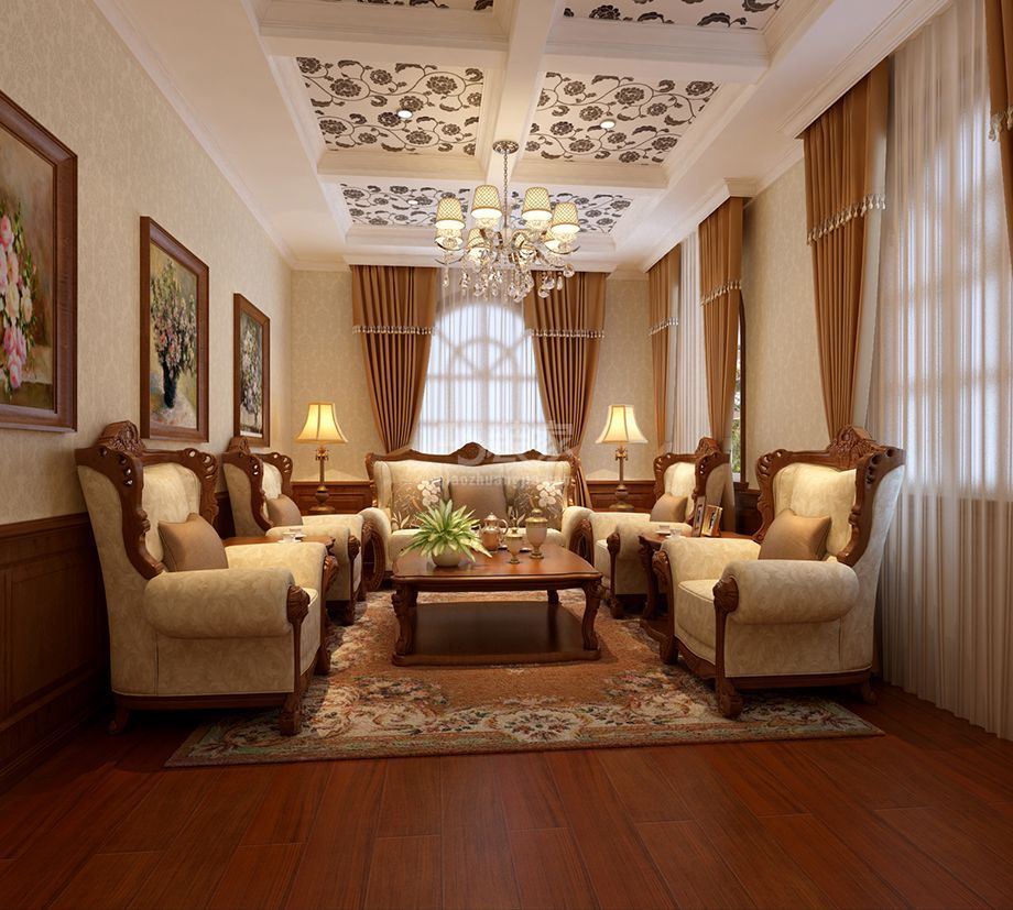 -易水奇石  175平欧式风格设计方案