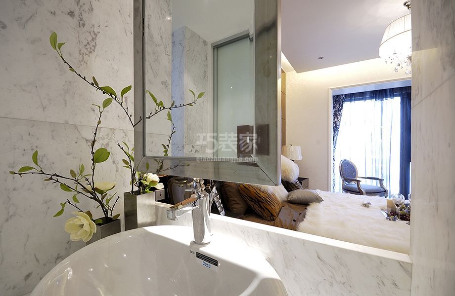 -中海城90平简欧风格设计方案