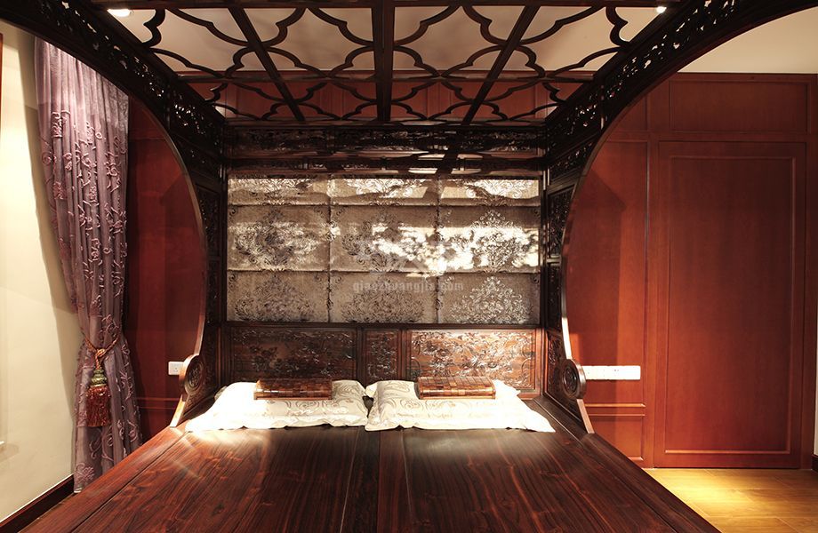 -金地郎悦110平新中式风格设计方案