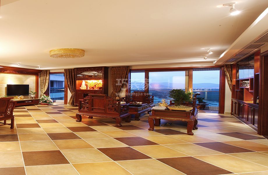 -金地郎悦110平新中式风格设计方案