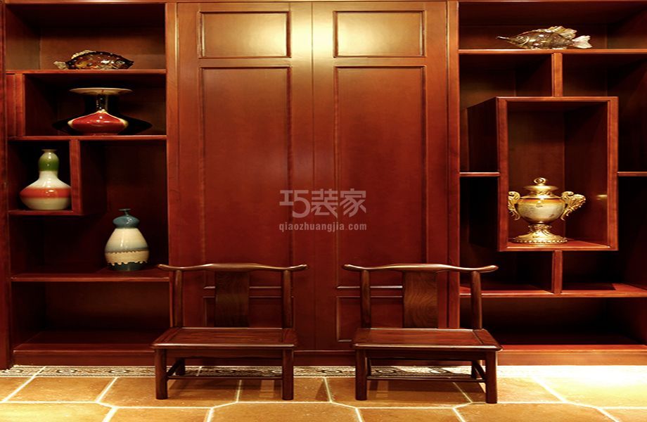 -金地郎悦110平新中式风格设计方案