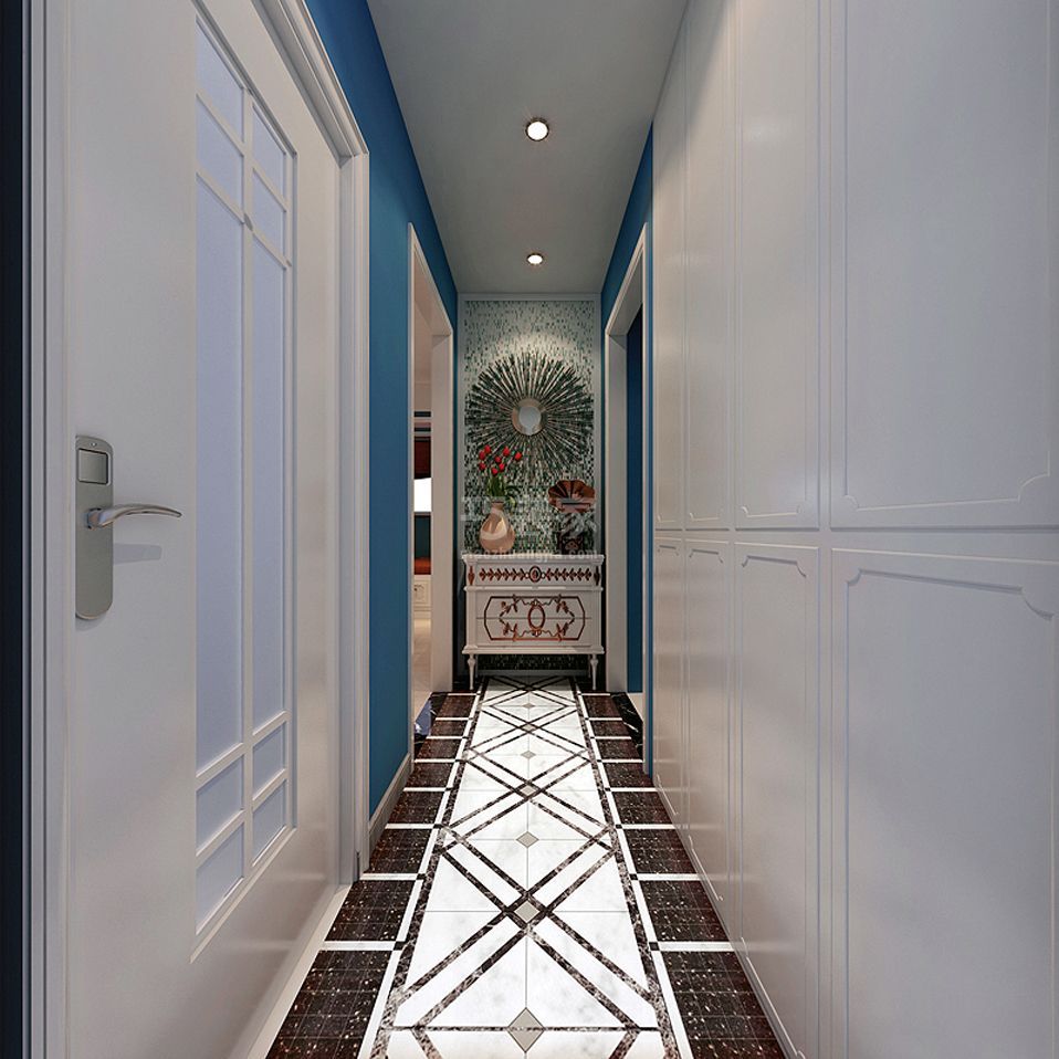 门厅-庑殿家园78平简约风格设计方案