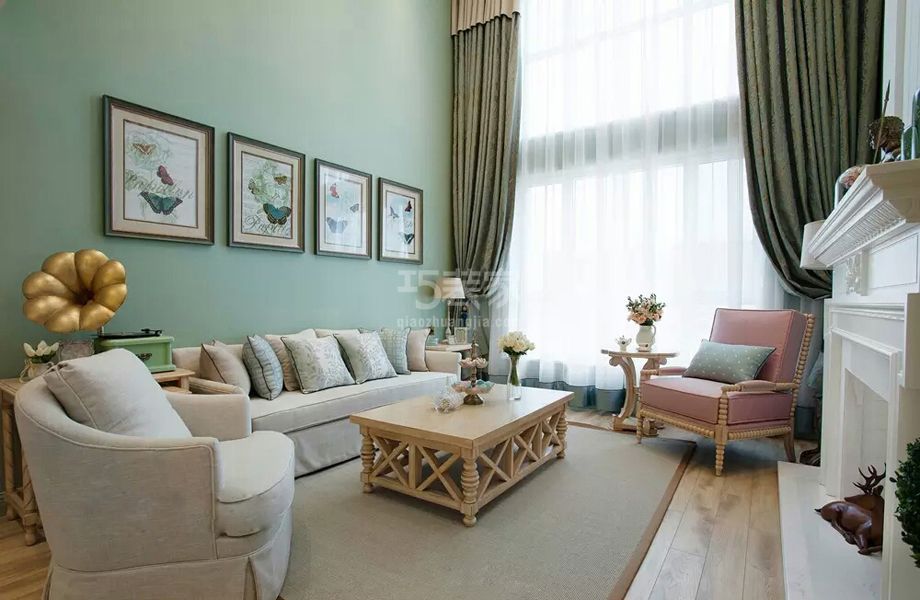 -龙湖香醍溪岸180平美式风格设计方案