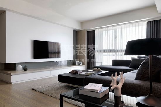 -苹果园80平现代简约风格设计方案