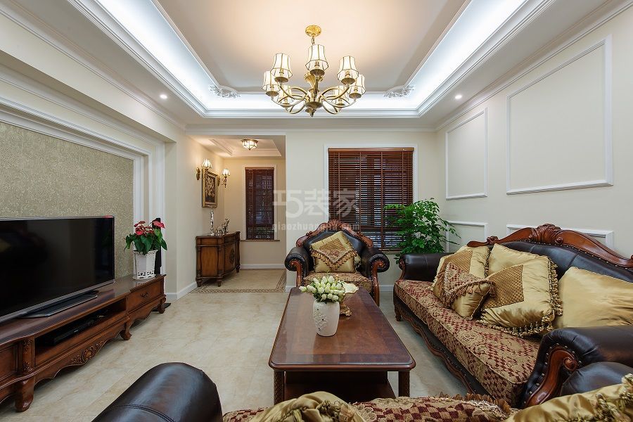 -旭辉御府204平米欧式风格案例