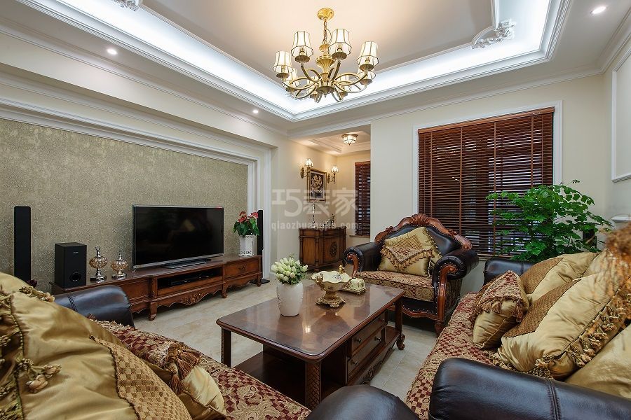 -旭辉御府204平米欧式风格案例