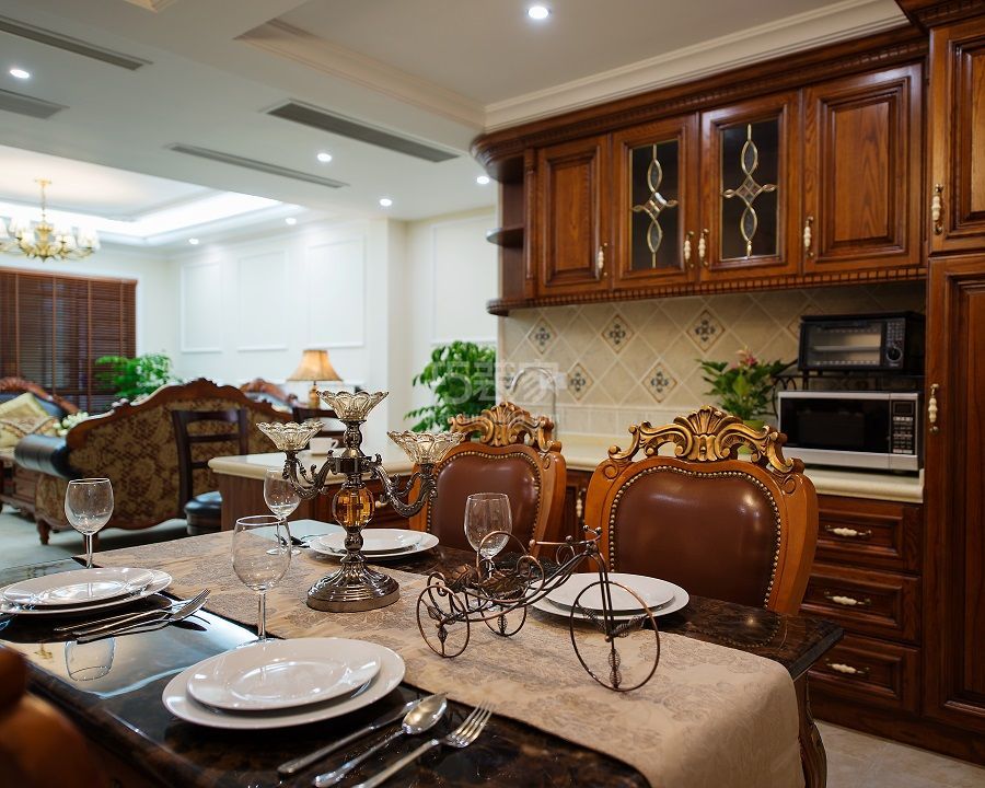 -旭辉御府204平米欧式风格案例