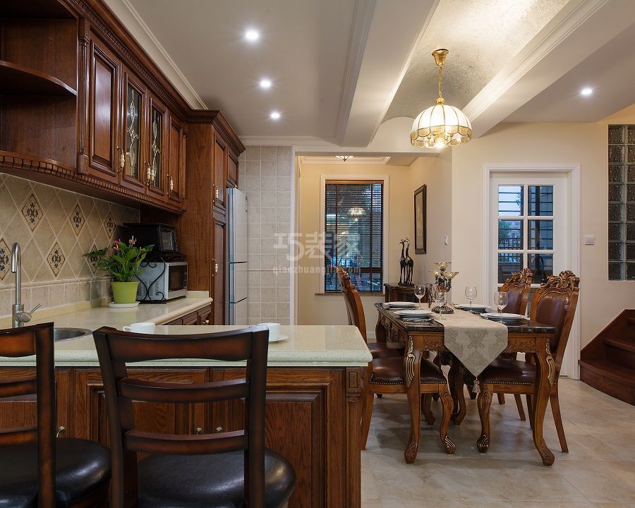 -旭辉御府204平米欧式风格案例