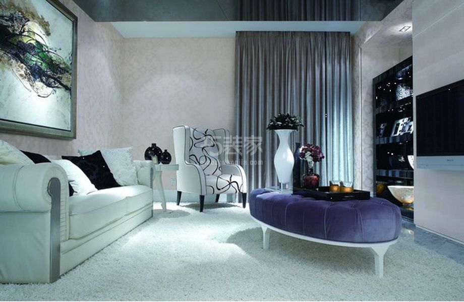 -金地朗悦130平后现代奢华风格设计方案