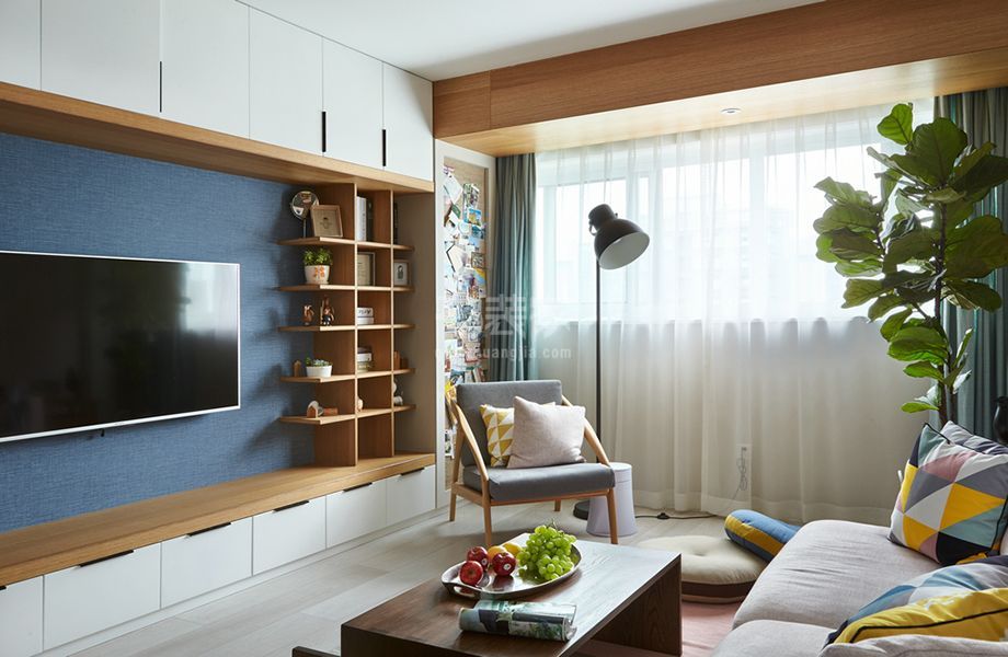 -怡佳家园85平现代简约风格设计方案