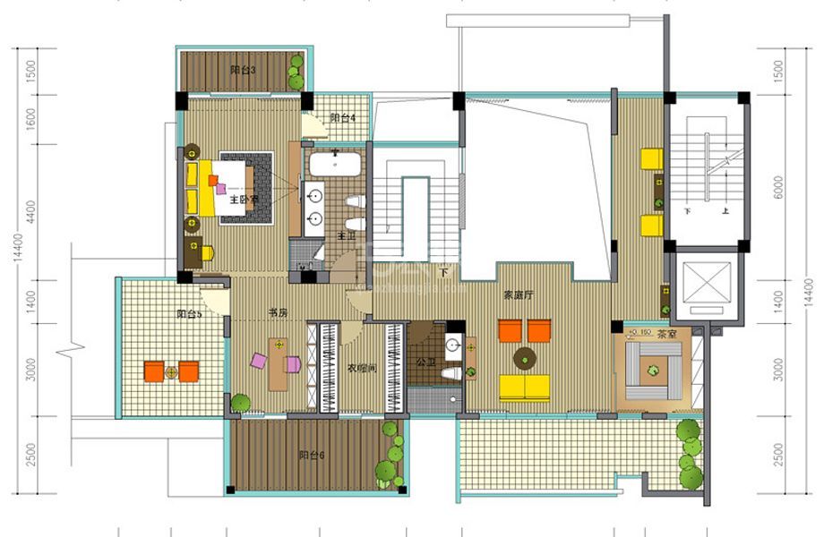 红杉溪谷260平现代简约风格设计方案