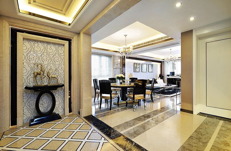 -金隅花石匠小区170平简欧风格设计风格