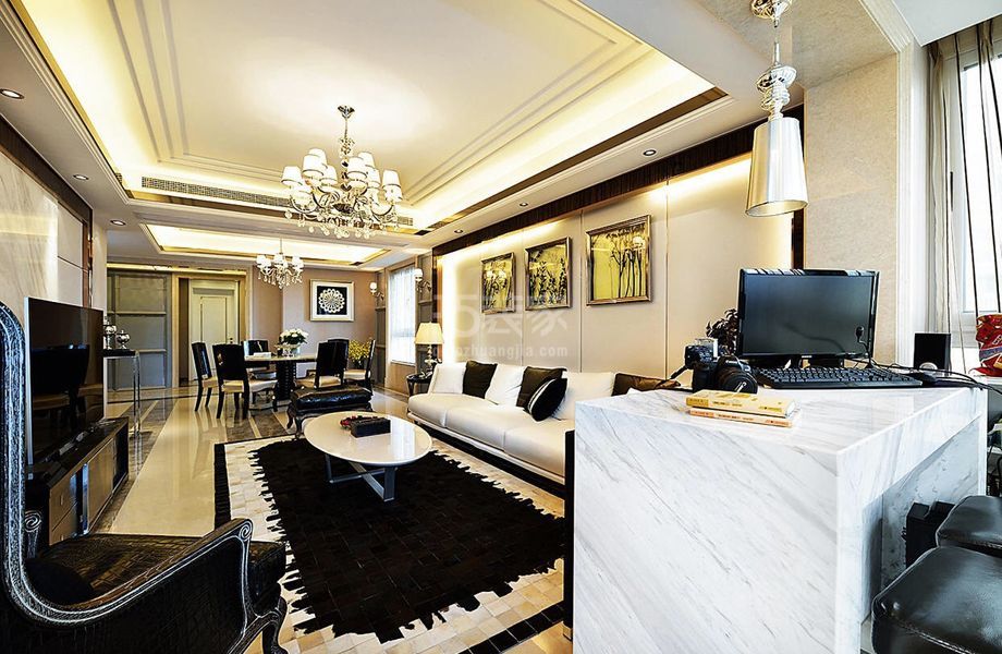 -金隅花石匠小区170平简欧风格设计风格