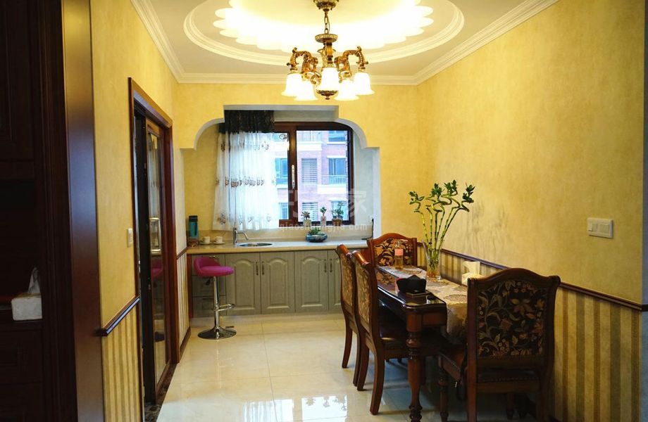 -福润四季100平美式风格设计方案