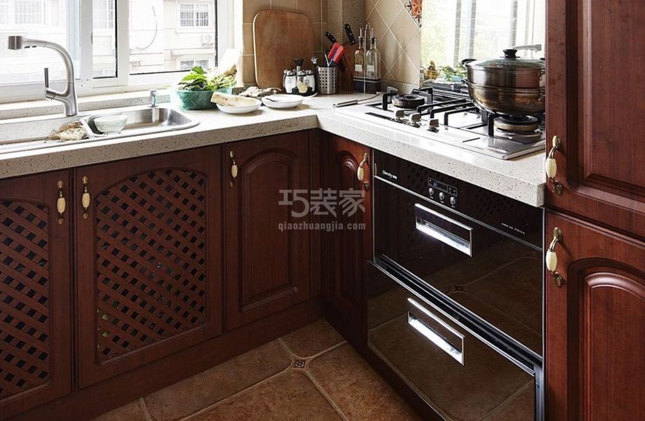 -福润四季100平美式风格设计方案