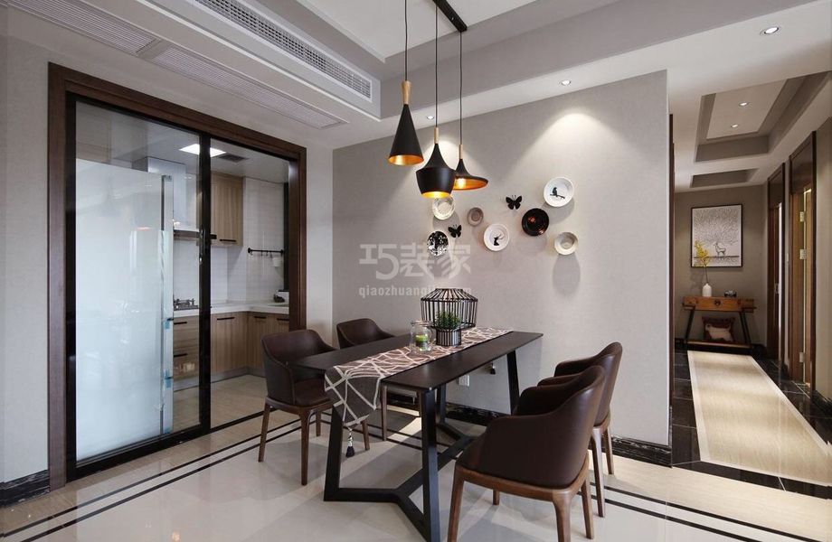 -丰台区政馨家园120平现代风格设计方案