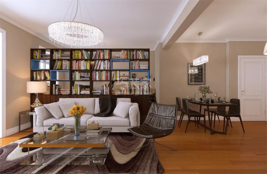 清欣园120平米现代简约风格设计方案