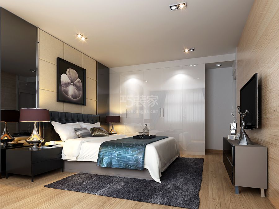 主卧-时代之光83平米简约风格设计方案