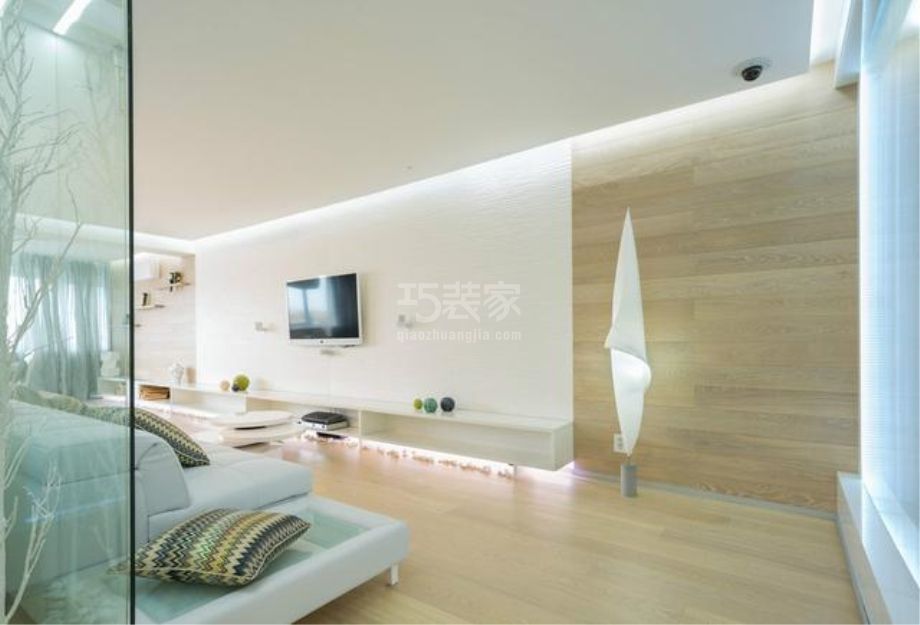 怡海花园恒泰园130平现代简约风格设计例