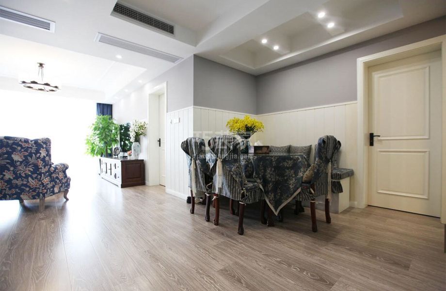 -静谧的藏蓝98平北欧风格设计方案