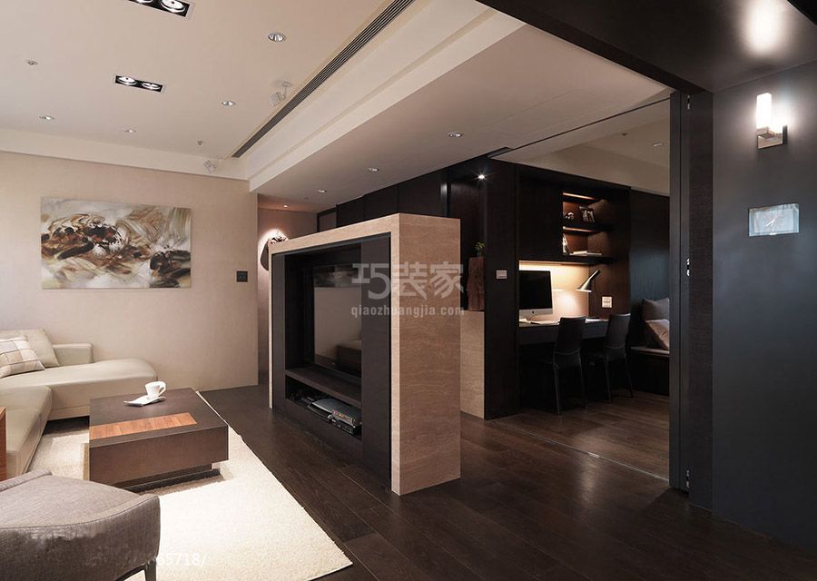 宏嘉丽园 110平米现代风格设计方案