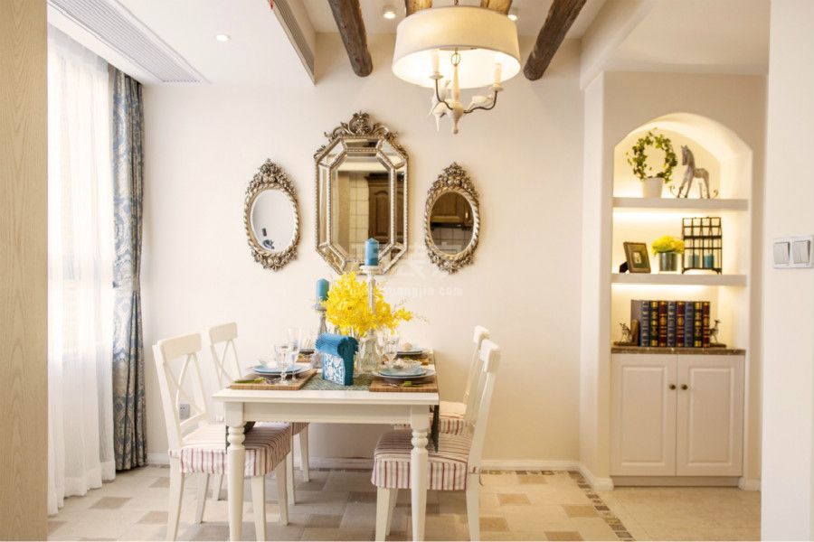 -紫荆豪庭89平米田园风格设计方案