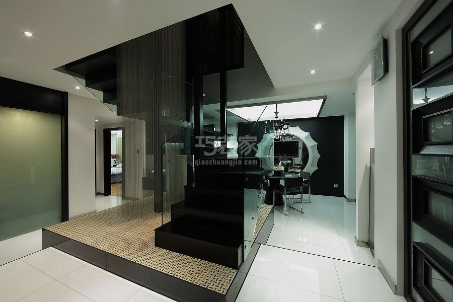 百荣嘉园135平米后现代风格设计案例