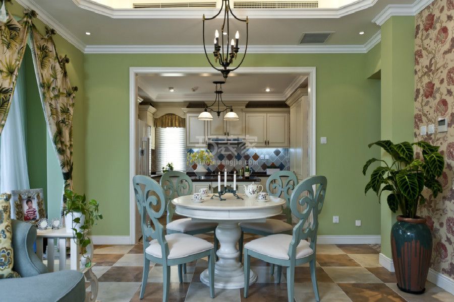 -檀香山别墅450平米田园风格设计方案