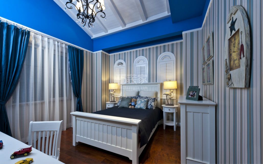 -檀香山别墅450平米田园风格设计方案