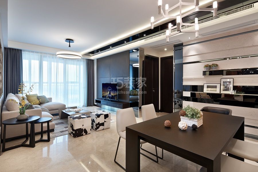 -百子湾东里180平米现代简约风格设计案例