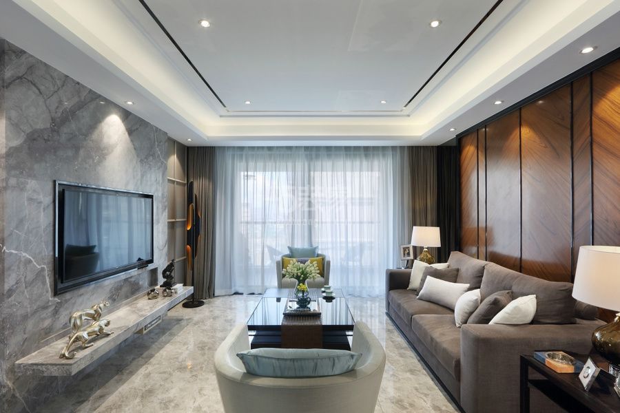 -当代城市家园140平米现代风格设计方案